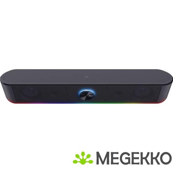Grote foto trust gxt 619 thorne rgb soundbar zwart computers en software overige computers en software