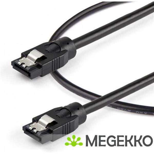 Grote foto startech.com ronde sata kabel 60 cm computers en software overige computers en software