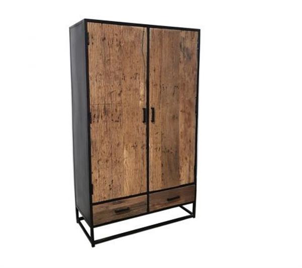 Grote foto opbergkast dakota 2 deurs 100x40x175 cm huis en inrichting eettafels