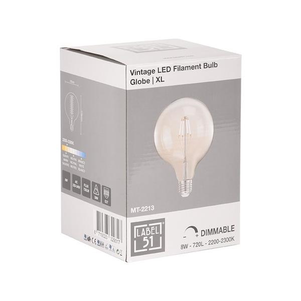Grote foto led kooldraadlamp bol xl 12 5x12 5x17 6 cm l dimbaar huis en inrichting eettafels