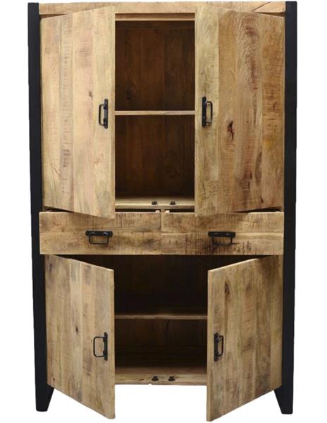 Grote foto opbergkast britt 180x45x115 cm huis en inrichting eettafels
