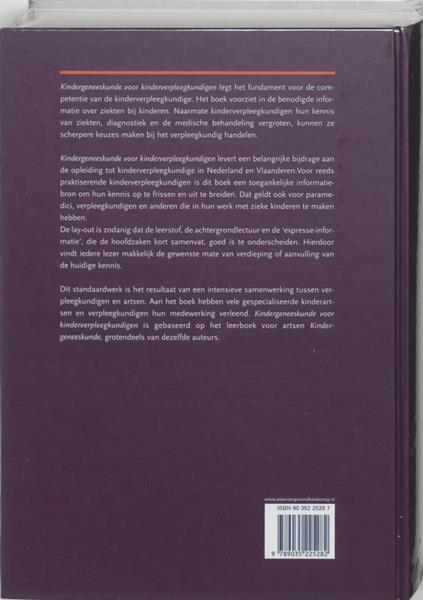 Grote foto kindergeneeskunde voor kinderverpleegkundigen boeken wetenschap
