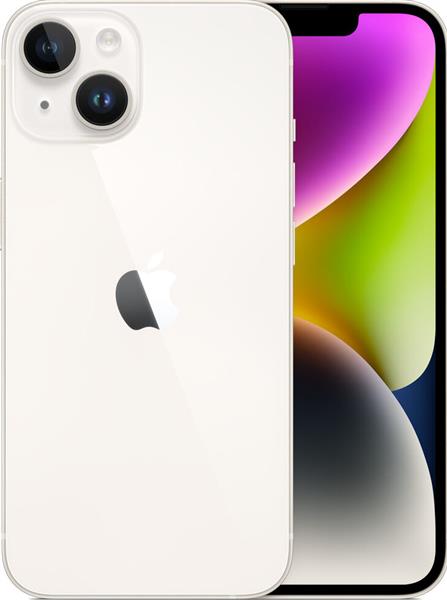 Grote foto nieuwstaat apple iphone 14 wit 128gb nieuwe accu 100 12 maanden garantie telecommunicatie apple iphone