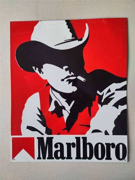 Grote foto marlboro reclamebord hobby en vrije tijd overige hobby en vrije tijd