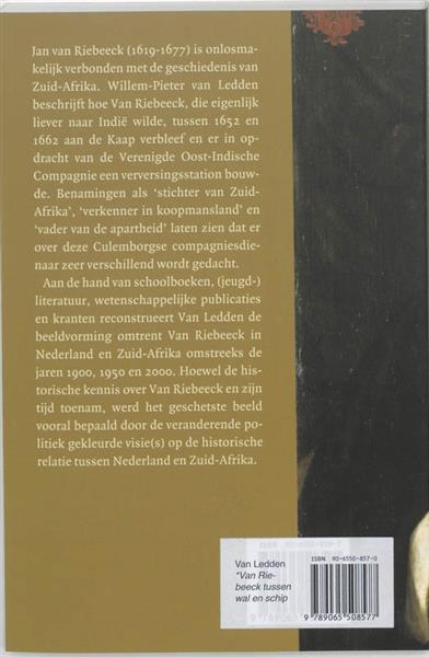 Grote foto jan van riebeeck tussen wal en schip boeken geschiedenis wereld