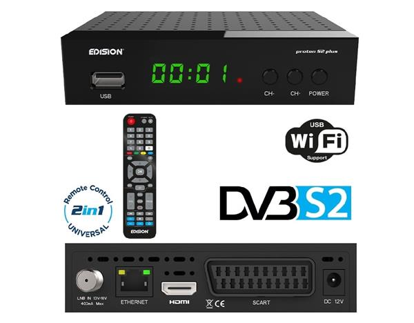 Grote foto edision proton s2 plus telecommunicatie zenders en ontvangers