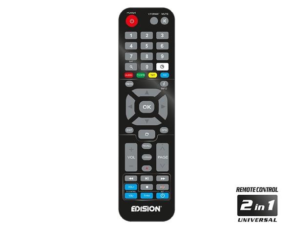 Grote foto edision picco t265 pro hd dvb t2c h.265 hevc telecommunicatie zenders en ontvangers
