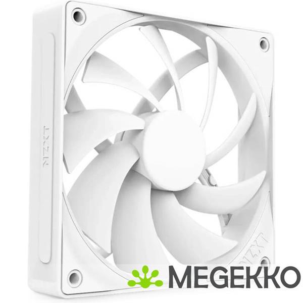 Grote foto nzxt f120q 120mm white quiet airflow computers en software overige computers en software