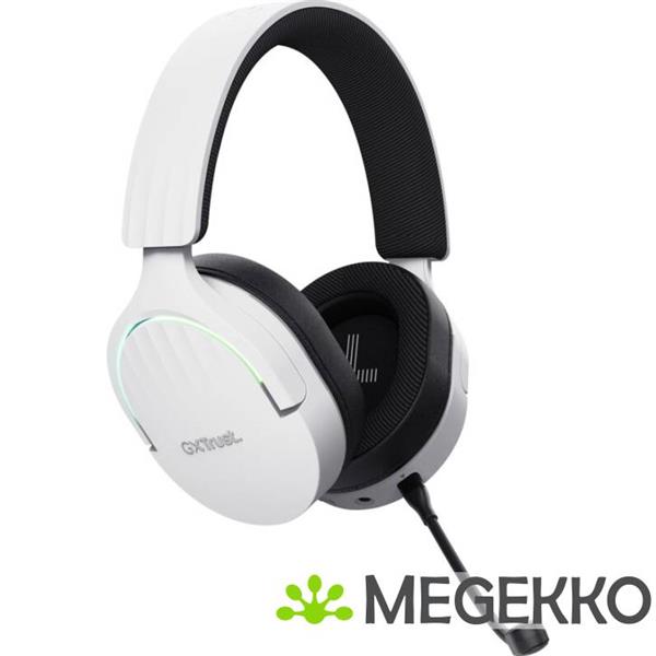 Grote foto trust gxt 491w fayzo wireless gaming headset rgb wit audio tv en foto koptelefoons
