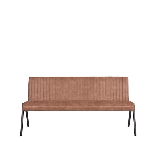 Grote foto eetkamerbank matz 145 cm microvezel zwart metaal verkrijgbaar in 3 kleuren huis en inrichting eettafels