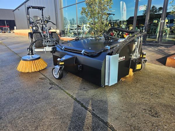 Grote foto sima veegmachine rolbezem voor aan shovel agrarisch tractor toebehoren