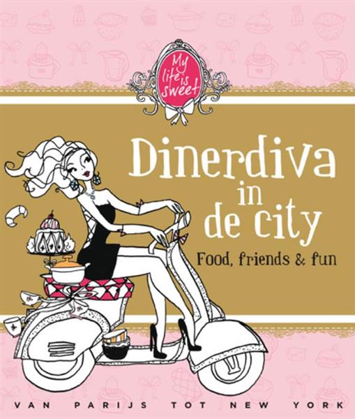 Grote foto dinerdiva in de city boeken kookboeken