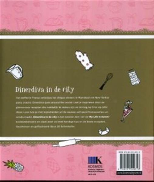 Grote foto dinerdiva in de city boeken kookboeken
