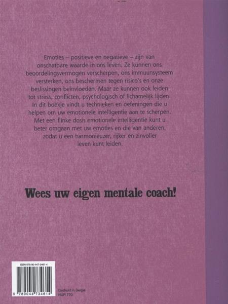 Grote foto vergroot je emotionele intelligentie werkschrift feel good boeken psychologie