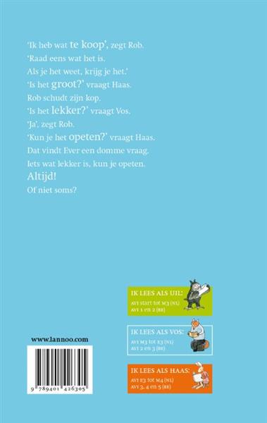 Grote foto ik leer lezen met vos en haas ik lees als vos het raadsel van rob vos en haas boeken jeugd 13 jaar en ouder