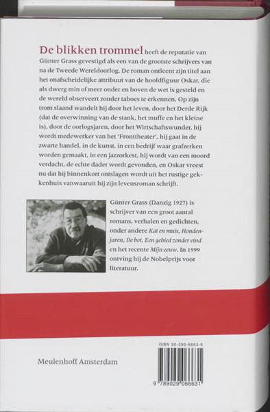 Grote foto de blikken trommel boeken overige boeken