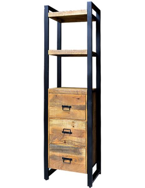 Grote foto boekenkast boaz 3 lades 200x55x40 cm huis en inrichting eettafels