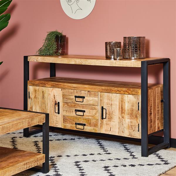 Grote foto dressoir britt 2 deur 3 lade 135x80x45 cm huis en inrichting eettafels