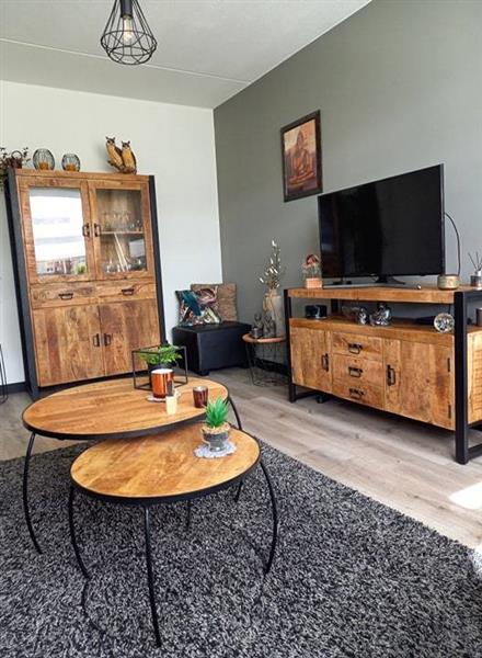 Grote foto dressoir britt 2 deur 3 lade 135x80x45 cm huis en inrichting eettafels