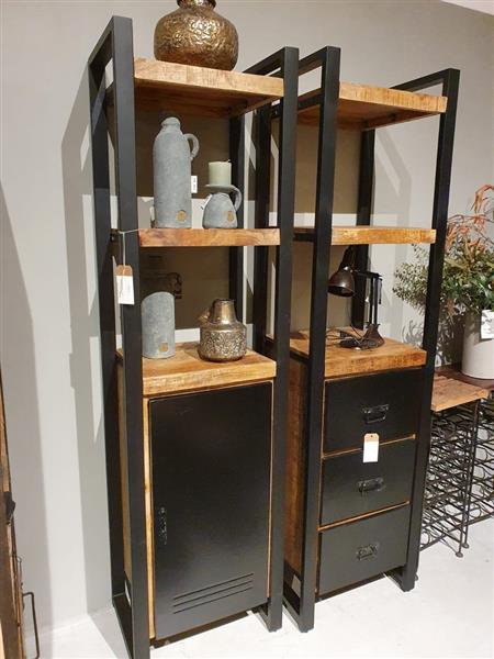 Grote foto boekenkast bas 3 lades 55x40x200 cm huis en inrichting eettafels