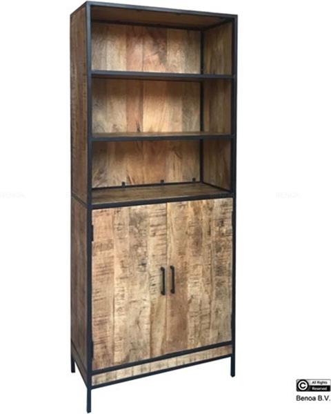 Grote foto boekenkast volendam 200x84x40 cm huis en inrichting eettafels