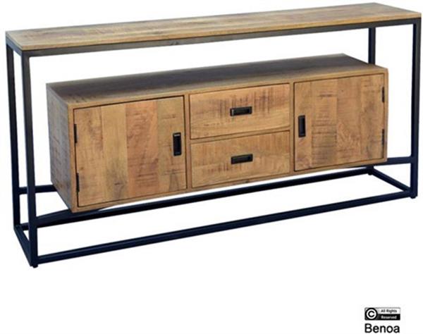 Grote foto dressoir len 2 deuren 2 lades 160x40x80 cm actie huis en inrichting eettafels