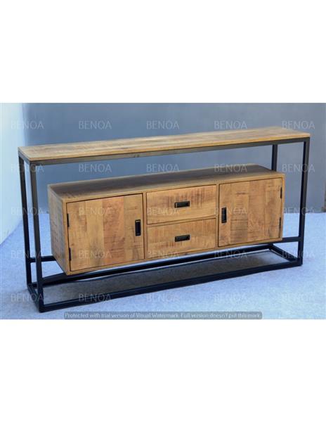 Grote foto dressoir len 2 deuren 2 lades 160x40x80 cm actie huis en inrichting eettafels