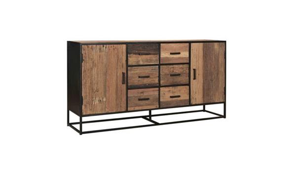 Grote foto dressoir dakota 180x40x90 cm huis en inrichting eettafels