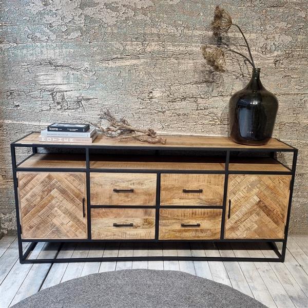 Grote foto dressoir jax visgraat 150 cm huis en inrichting eettafels