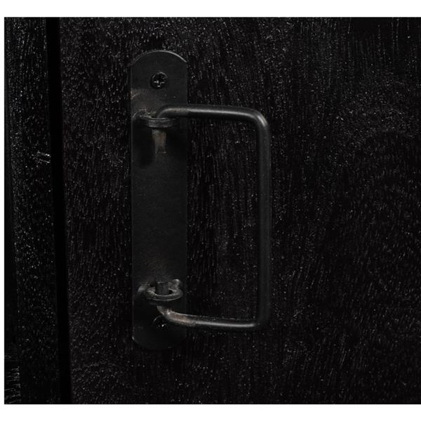 Grote foto boekenkast boaz black 2 deuren 1 lade huis en inrichting eettafels