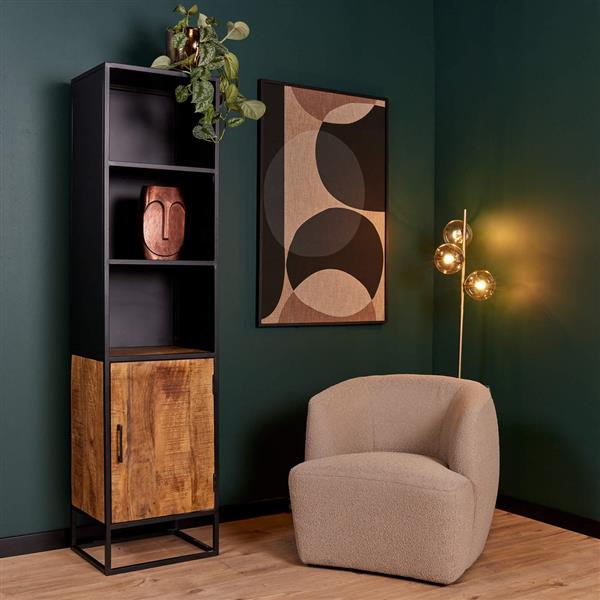Grote foto boekenkast oakland 50 cm huis en inrichting eettafels