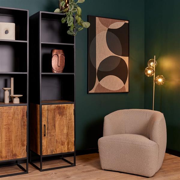 Grote foto boekenkast oakland 50 cm huis en inrichting eettafels