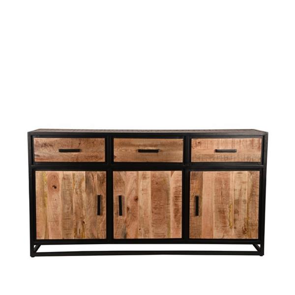 Grote foto dressoir tampa 170x45x90 cm rough mangohout huis en inrichting eettafels
