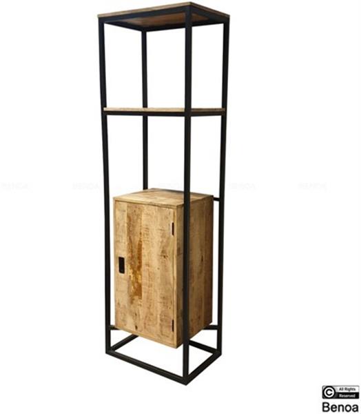 Grote foto boekenkast len 1 deur 200x40x60 cm huis en inrichting eettafels