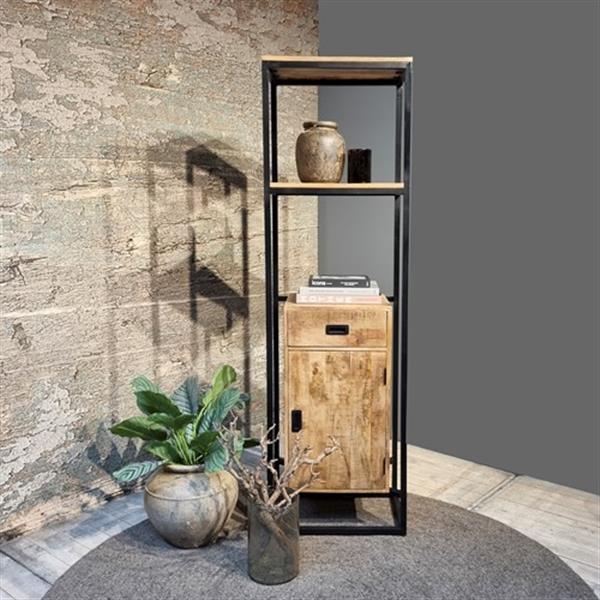 Grote foto boekenkast len 1 deur 1 lade 200x40x60 cm huis en inrichting eettafels