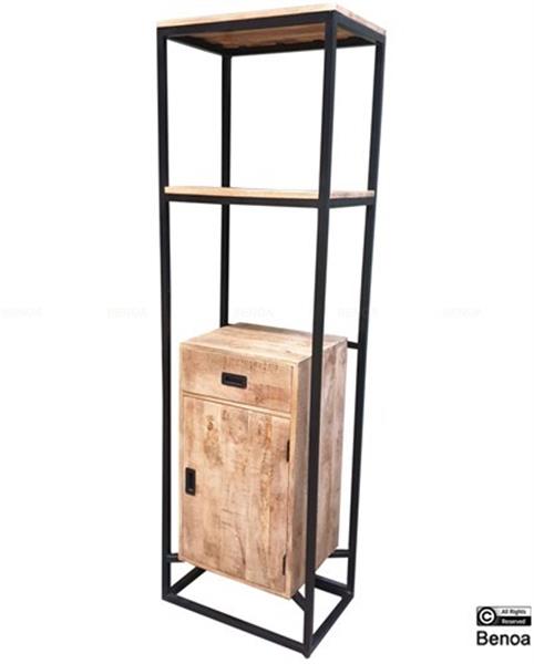 Grote foto boekenkast len 1 deur 1 lade 200x40x60 cm huis en inrichting eettafels