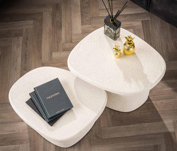 Grote foto salontafel set organic stone marmer composiet huis en inrichting eettafels