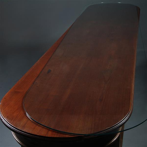 Grote foto mahonie toonbank roomdivider bar counter of balie voor winkelinrichting of receptie ca 1865 no.6 antiek en kunst stoelen en banken