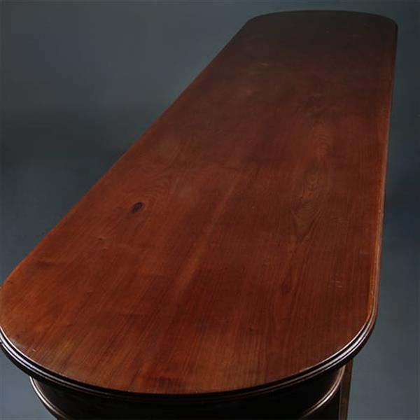 Grote foto mahonie toonbank roomdivider bar counter of balie voor winkelinrichting of receptie ca 1865 no.6 antiek en kunst stoelen en banken