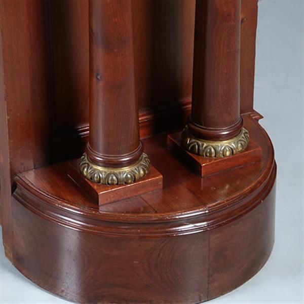 Grote foto mahonie toonbank roomdivider bar counter of balie voor winkelinrichting of receptie ca 1865 no.6 antiek en kunst stoelen en banken