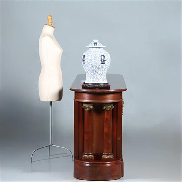 Grote foto mahonie toonbank roomdivider bar counter of balie voor winkelinrichting of receptie ca 1865 no.6 antiek en kunst stoelen en banken