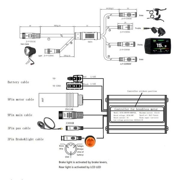 Grote foto bafang g020 48v 500w e bike conversiekit achterwiel motor fietsen en brommers elektrische fietsen