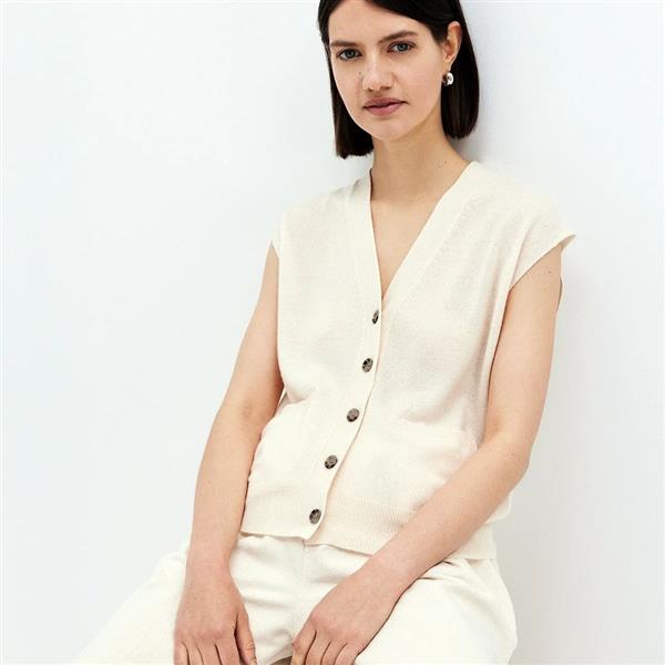 Grote foto allude gilet maat l kleding dames truien en vesten