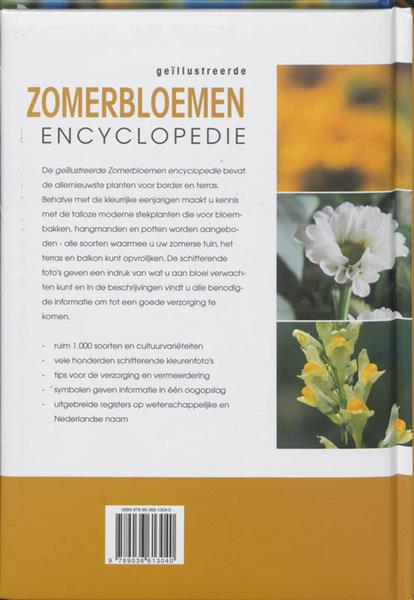 Grote foto geillustreerde zomerbloemen encyclopedie boeken hobby en vrije tijd