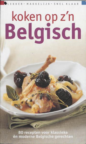 Grote foto koken op z n belgisch boeken kookboeken