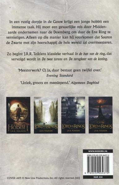 Grote foto de reisgenoten in de ban van de ring 1 boeken science fiction