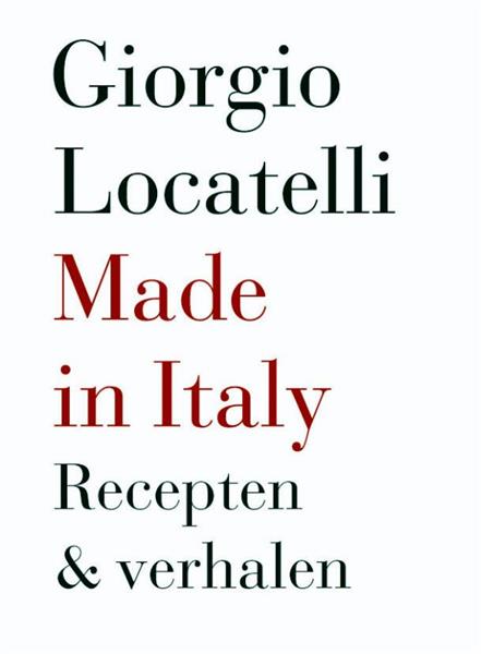 Grote foto made in italy boeken kookboeken
