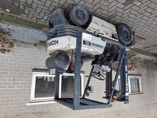 Grote foto komatsu fg14 15 1500 kg lpg gas heftruck agrarisch heftrucks