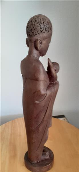 Grote foto afrikaanse vrouw met kind in draagzak antiek en kunst niet westerse kunst