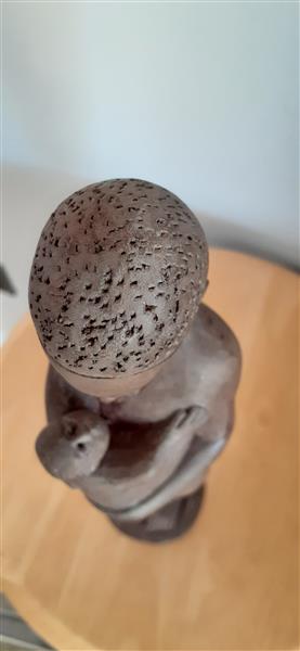 Grote foto afrikaanse vrouw met kind in draagzak antiek en kunst niet westerse kunst